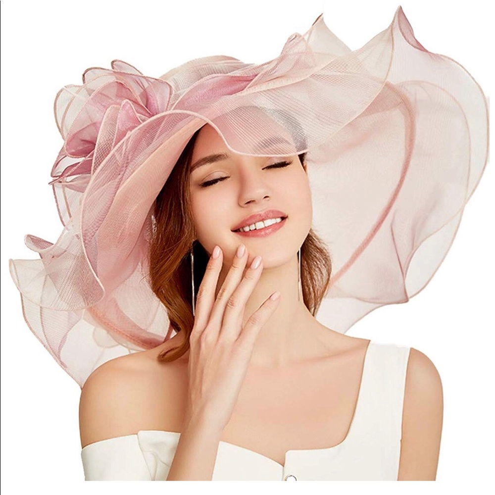Kentucky Derby Pink Oversized gorgeous pink Hat